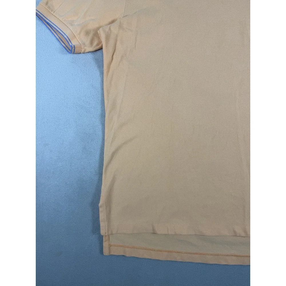 Vintage Polo Ralph Lauren Peach Short Sleeve Pocket Polo Shirt Size L